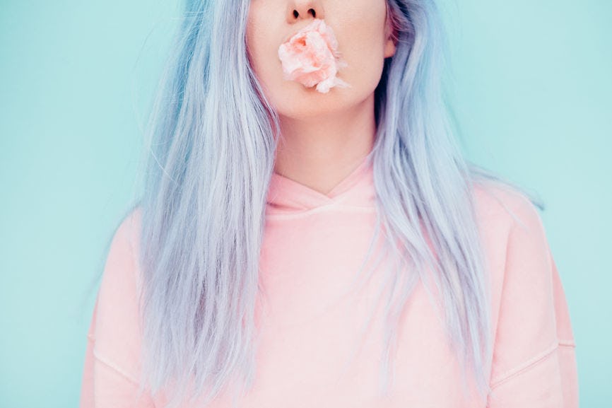 35 Instagram Captions For Pastel Hair This Spring, Because